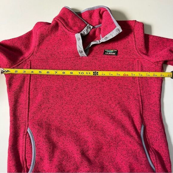 L.L Bean Pink Pullover Medium - Picture 3 of 9